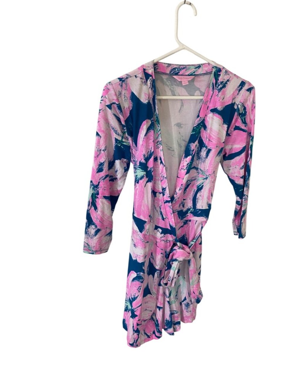 Lilly Pulitzer Women's Karlie Wrap Romper In Tidal Wave - Small